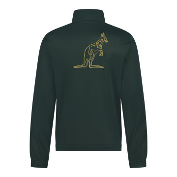 Australian slim fit jack zwarte bies + big logo 3.0 | woods green