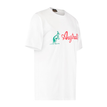 Australian T-shirt met classic logo | wit