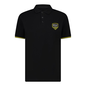 Play! Events polo met geel logo | zwart