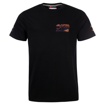 Speedcore Italia T-shirt chameleon | zwart