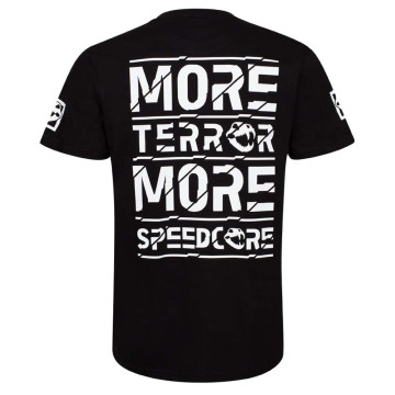 Speedcore Italia T-shirt more Terror more Speedcore! | zwart