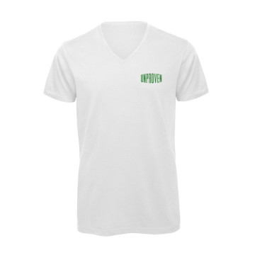 Unproven T-shirt uptempo hardcore green print | wit