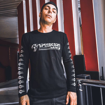 Speedcore Italia longsleeve Skull collection | zwart