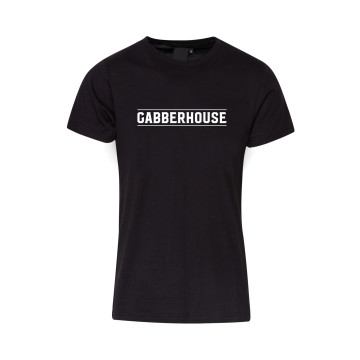Hard-Wear T-shirt Gabberhouse | zwart