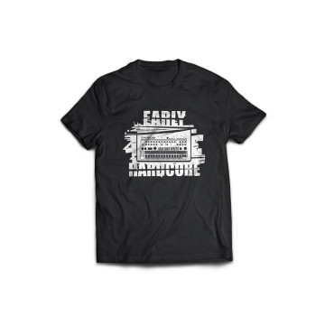 Early Hardcore Drummachine T-shirt | zwart