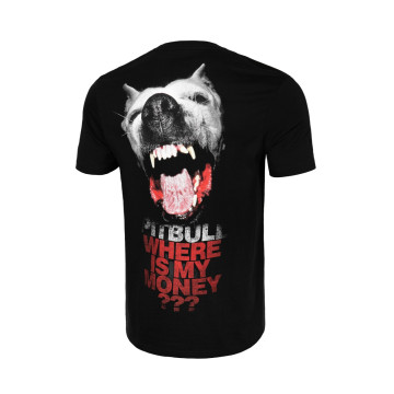 Pit Bull Where Is My Money T-Shirt | Zwart