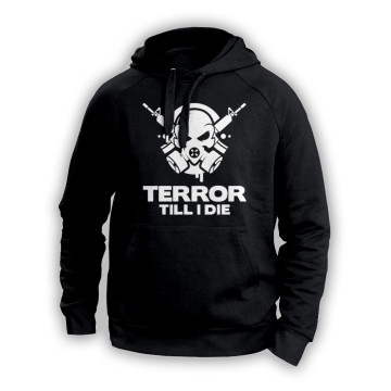 Hard-Wear hoodie Terror till I die | zwart