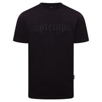 Uptempo t-shirt Old English | solid black
